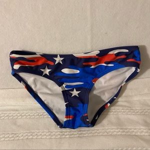 Girls bikini bottoms Red White Blue